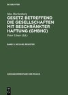 Buchcover Max Hachenburg: Gesetz betreffend die Gesellschaften mit beschränkter Haftung (GmbHG) / §§ 53–85; Register