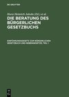 Buchcover Die Beratung des Bürgerlichen Gesetzbuchs / Einführungsgesetz zum Bürgerlichen Gesetzbuch und Nebengesetze