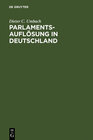 Buchcover Parlamentsauflösung in Deutschland