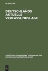 Buchcover Deutschlands aktuelle Verfassungslage