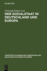 Buchcover Der Sozialstaat in Deutschland und Europa