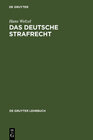 Buchcover Das Deutsche Strafrecht