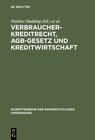 Buchcover Verbraucherkreditrecht, AGB-Gesetz und Kreditwirtschaft