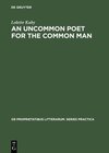 Buchcover An Uncommon Poet for the Common Man
