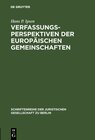 Buchcover Verfassungsperspektiven der Europäischen Gemeinschaften