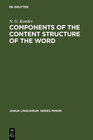 Buchcover Components of the Content Structure of the Word