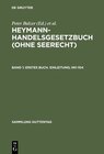 Buchcover Heymann-Handelsgesetzbuch (ohne Seerecht) / Erstes Buch. Einleitung; §§1-104