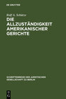 Buchcover Die Allzuständigkeit amerikanischer Gerichte