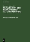 Buchcover Reallexikon der Germanischen Altertumskunde / Quadriburgium - Rind