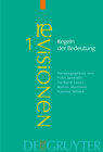 Buchcover Regeln der Bedeutung