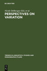 Buchcover Perspectives on Variation