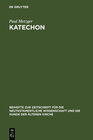 Buchcover Katechon