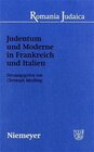 Buchcover Judentum und Moderne in Frankreich und Italien