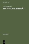 Buchcover Nicht-Ich-Identität