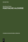 Buchcover Poetische Alchimie