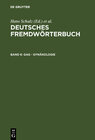 Buchcover Deutsches Fremdwörterbuch / Gag - Gynäkologie