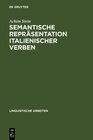Buchcover Semantische Repräsentation italienischer Verben