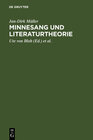 Buchcover Minnesang und Literaturtheorie