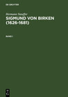 Buchcover Sigmund von Birken (1626-1681)