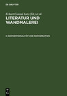 Buchcover Literatur und Wandmalerei / Konventionalität und Konversation