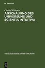 Buchcover Anschauung des Universums und Scientia Intuitiva