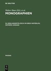 Buchcover Monographien / Siedlungspfälzisch im Kreis Waterloo, Ontario, Kanada