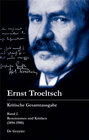 Buchcover Ernst Troeltsch: Kritische Gesamtausgabe / Rezensionen und Kritiken