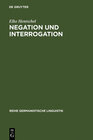 Buchcover Negation und Interrogation