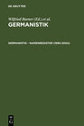 Buchcover Germanistik / Germanistik – Namenregister (1995-2004)