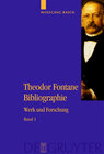 Buchcover Theodor Fontane Bibliographie
