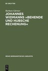 Buchcover Johannes Widmanns »Behende und hubsche Rechenung«