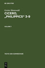 Buchcover Cicero, "Philippics" 3-9