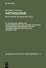 Buchcover Anthologie. Herrn von Hoffmannswaldau und andrer Deutschen auserlesener und bißher noch nie zusammen-gedruckter Gedichte