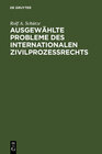 Buchcover Ausgewählte Probleme des internationalen Zivilprozessrechts