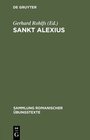 Buchcover Sankt Alexius