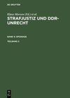 Buchcover Strafjustiz und DDR-Unrecht. Spionage / Strafjustiz und DDR-Unrecht. Band 4: Spionage. Teilband 2