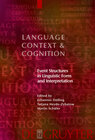 Buchcover Event Structures in Linguistic Form and Interpretation