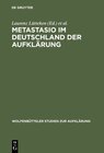 Buchcover Metastasio im Deutschland der Aufklärung
