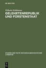 Buchcover Gelehrtenrepublik und Fürstenstaat