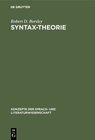 Buchcover Syntax-Theorie