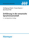 Buchcover Einführung in die romanische Sprachwissenschaft