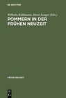Buchcover Pommern in der Frühen Neuzeit