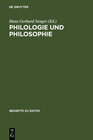 Buchcover Philologie und Philosophie