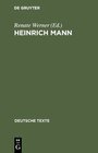 Buchcover Heinrich Mann