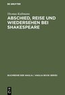 Buchcover Abschied, Reise und Wiedersehen bei Shakespeare