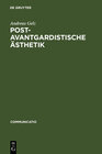 Buchcover Postavantgardistische Ästhetik