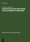 Buchcover Investigation Methods for Inverse Problems