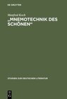 Buchcover "Mnemotechnik des Schönen"