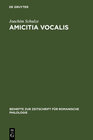 Buchcover Amicitia vocalis