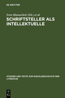 Buchcover Schriftsteller als Intellektuelle